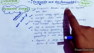 Renewable and NonRenewable Energy Sources [upl. by Nrev]