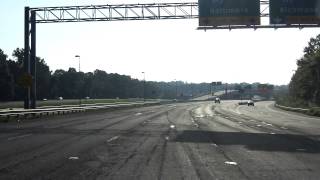 Dulles Toll Road VA 267 Exits 14 to 19 eastbound [upl. by Ilajna612]