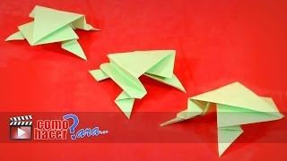 Origami Cómo hacer una Rana de Papel Paso a Paso [upl. by Edeline918]