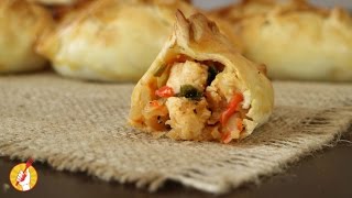 Cómo hacer Empanadas DE POLLO JUGOSAS al Horno  Receta Fácil  Tenedor Libre [upl. by Yreneh]