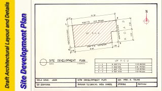 site development plan Lot plan drawing [upl. by Laureen446]