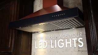 How to Replace the LED Lights on Your New ZLINE Range Hood [upl. by Furnary]