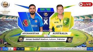 Afghanistan vs Australia Lahore Live Cricket Match Today  AFG vs AUS Live Match Today AFG vs AUS [upl. by Aenal]