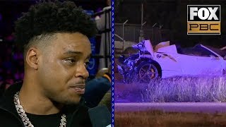 Errol Spence Jrs first comments since scary crash Ill be back real soon  INTERVIEW  PBC ON FOX [upl. by Malia]