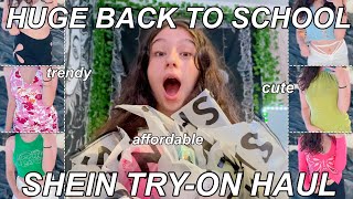 HUGE TRENDY BACK TO SCHOOL SHEIN TRYON HAUL 2021 [upl. by Harrad]