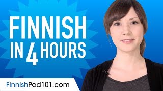 Learn Finnish in 4 Hours  ALL the Finnish Basics You Need [upl. by Adnawt40]