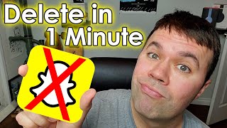 How To Delete Snapchat Account 2021 Permanently [upl. by Mahgem]