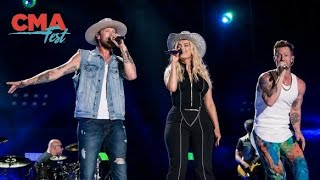 Florida Georgia Line amp Bebe Rexha Meant To Be Live at CMA Fest 2018 [upl. by Evette]