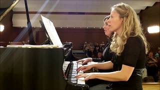 Brazileira D Milhaud Scaramouche III Piano four hands  KLAVIERDUO STUTTGART live [upl. by Stanton]