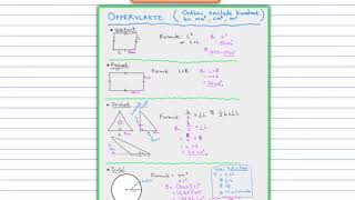 Wiskundige Geletterdheid Gr12  Oppervlakte formules [upl. by Annahsirhc]