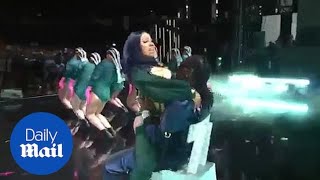 Cardi B gives Offset a lap dance during BET Awards performance [upl. by Akere434]