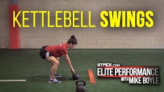 How to Properly Perform and Teach the Kettlebell Swing Featuring Mike Boyle [upl. by Eiznil]