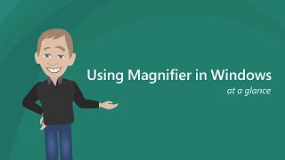 Using Magnifier in Windows At a Glance [upl. by Edivad]