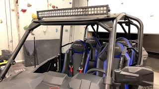 Polaris RZR light bar wiring mistakes [upl. by Adiehsar]