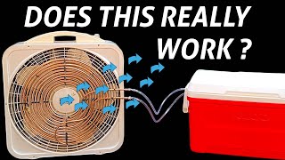 Homemade Air Conditioner Tested [upl. by Germaun543]