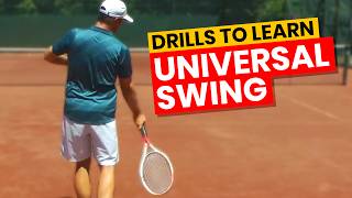 The Universal Tennis Swing And Drills To Learn It [upl. by Yvor965]