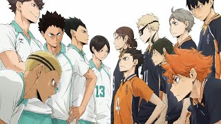 Kararuno vs Aoba Johsai FULL Match Haikyuu [upl. by Leann]