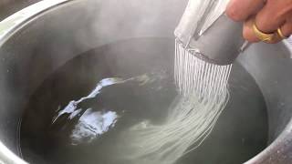 Thai Rice Flour Noodles Recipe [upl. by Nahgeem637]