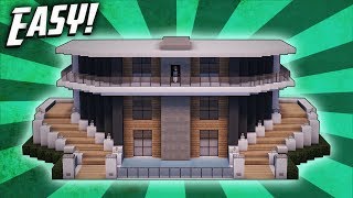 Minecraft How To Build A Modern Mansion House Tutorial 23 [upl. by Daile]