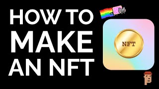 How to Make and Sell an NFT Crypto Art Tutorial [upl. by Arraek]