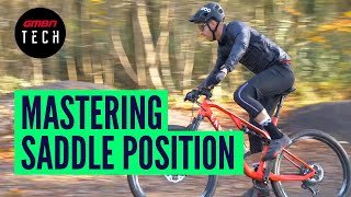 Everything You Need To Know About MTB Saddle Position  GMBN Guide To Bike Setup [upl. by Einnob727]