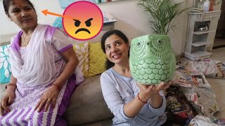 I SHOPPED SaasSasur SHOCKED  Unboxing Potteries  Ss Vlogs [upl. by Kecaj]