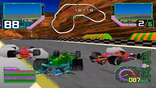 Ace Driver Victory Lap  Namco System 22  Green Car  High Speed Circuit  15 Laps  Full Race [upl. by Riess19]