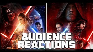 STAR WARS DOUBLE FEATURE Audience Reactions  2015  2017 [upl. by Gnek]