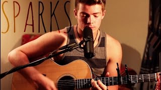 Sparks  Coldplay Acoustic Cover by Chase Eagleson [upl. by Weaks608]