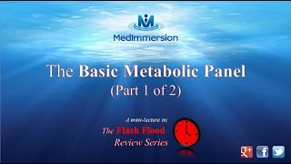 The Basic Metabolic Panel quotThe BMPquot part 1 of 2 [upl. by Sidonie]