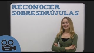 Reconocer las palabras sobresdrújulas [upl. by Terrijo626]