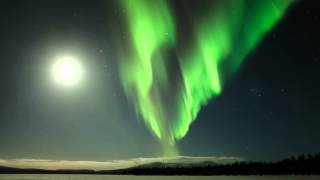 One night in Finnish Lapland with northern lights [upl. by Par693]