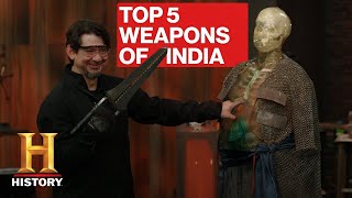 Forged in Fire TOP 5 DEADLIEST WEAPONS FROM INDIA  History [upl. by Ibrek]