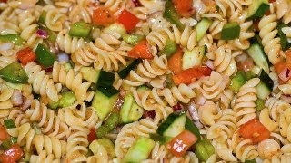 Italian Dressing Pasta Salad  Healthy Dish How to Make Pasta Salad [upl. by Weatherley641]