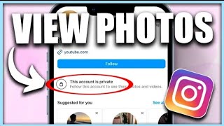 How to See Private Account Photos on Instagram 2023 [upl. by Auqkinahs118]