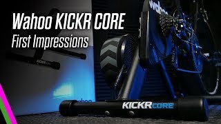 Wahoo KICKR CORE  Unboxing Setup and 1st Ride Impressions [upl. by Rehsa]