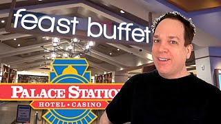 Palace Station Buffet Las Vegas  The New AYCE [upl. by Rebmac835]