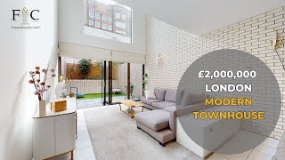 Inside a London Modern Townhouse  Property Tours [upl. by Libys]