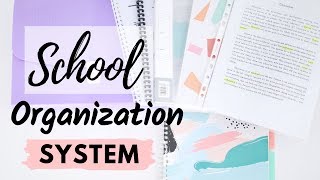 School Organization System amp Binder Setup 2019  Organization Tips For School [upl. by Lerad334]