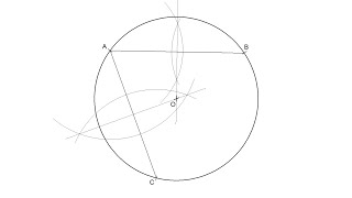 Cómo encontrar el centro de una circunferencia [upl. by Marquez]