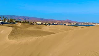 Gran Canaria The Dunes of Maspalomas in Playa del Ingles [upl. by Ahsened]