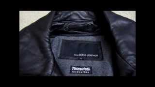 Wilson Leather lamb hipster Mens Leather Jacket with thinsulate Review [upl. by Ylrebmic861]