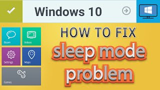 How to fix windows 10 sleep mode problem [upl. by Esidnac845]