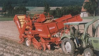 GRIMME  Einreihige Kartoffelerntetechnik in den 1980ern [upl. by Werd]