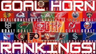 NHL Goal Horn Rankings 2022 [upl. by Nygem]