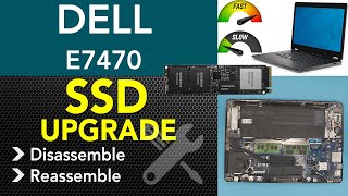 Dell Latitude E7470 SSD Upgrade Step By Step Guide [upl. by Wartow988]