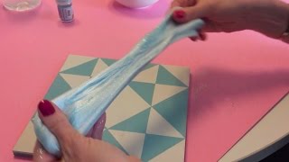 Recette du slime facile  comment faire du slime avec borax [upl. by Anaujahs]