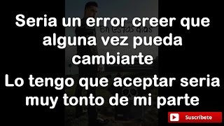 Seria Un Error •Regulo Caro• LETRA [upl. by Darach]