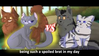 Graystripe amp Silverstream VS Bluestar amp Oakheart Epic Rap Battles of Warriors 4 [upl. by Benedic645]