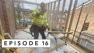 Timber framing the first floor extension  The Home Extension  Episode 16 [upl. by Hurff]